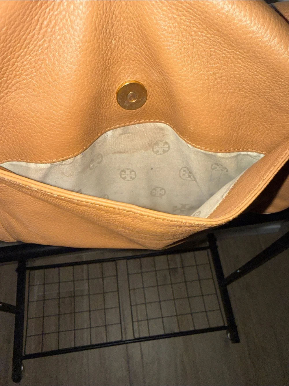 Tory Burch Saddle Crossbody Bag in Brown